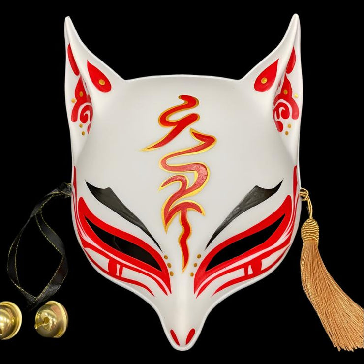 Sharp Ears Kitsune Mask - Demon