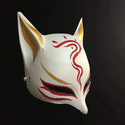 Kitsune Mask | Sharp Ears - Red Curse | Foxtume