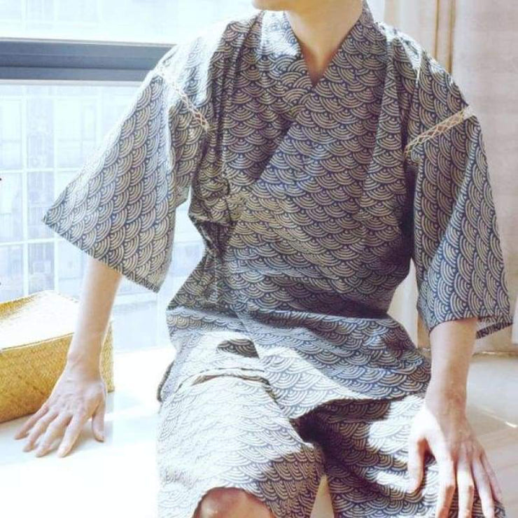 Japanese Robe Pattern Men Kimono Men Pattern