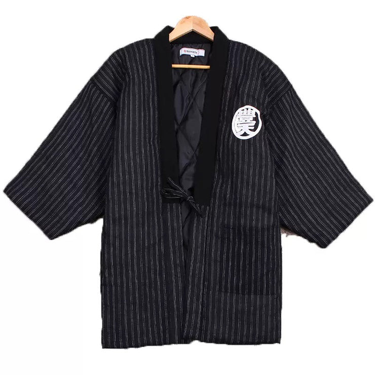 Traditional Quilted Cotton Kimono Cardigan