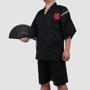 Jinbei | Twin Carp Floral Print Homewear | Foxtume