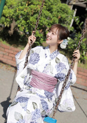 Women Festival Wear Yukata [Ajisai]