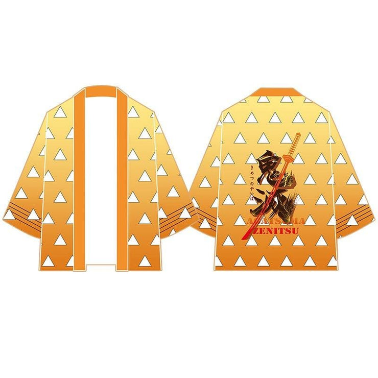 Yellow Demon Hunter Kimono Shirt | Foxtume