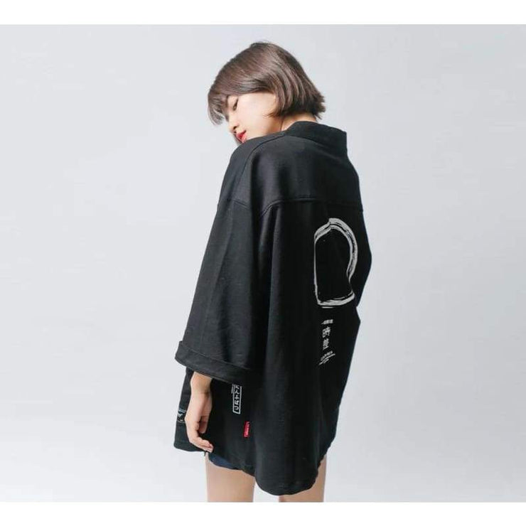Haori | Zen Circle Kimono Jacket | Foxtume